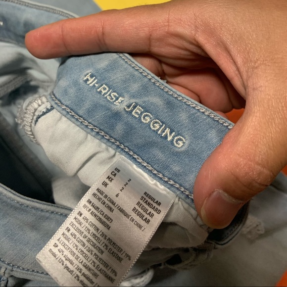 AEO Sateen X High Rise Jegging size 2 - Picture 4 of 9
